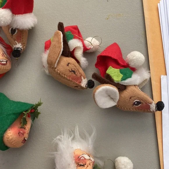 Vintage Annalee tree ornaments (14) - Picture 4 of 9